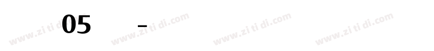 NeptuneW05 Bold字体转换